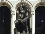  Auguste Rodin's 'The Thinker' (1904) was conceived as representing Dante, the central figure of Rodin's monumental sculpture 'The Gates of Hell.' It’s installed in front of the DIA on Woodward Avenue.