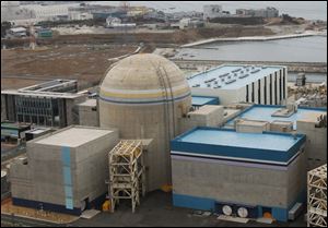 Shin-Kori No.2 nuclear power plant is seen in Ulsan, South Korea, is one of two plants idled.