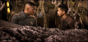 Will and Jaden Smith star in 'After Earth,' which opens Friday.