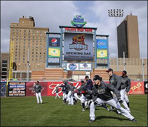 The Toledo Mud Hens did not pay sales tax on the purchase of a video board for Fifth Third Field, a move faulted by a state audit.