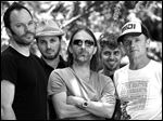  Members of Atoms For Peace, from left, Nigel Godrich, Joey Waronker, Thom Yorke, Mauro Refosco, and Flea.