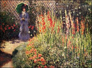 Among the Detroit Institute of Arts’ many notable works is ‘Gladioli,’ 1876, by the Impressionist Claude Monet.