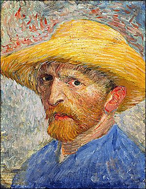 This Vincent van Gogh self portrait at the DIA was the first van Gogh painting to enter a U.S. public collection. 