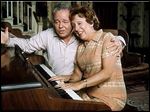  Carroll O'Connor and Jean Stapleton as Archie and Edith Bunker in their Queens, N.Y., home on the set of 'All in the Family,' which aired on CBS from 1971-1983.