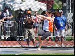  Sophomore Brooke Pleger, competing in the hammer throw, could become the first Falcon since 2001 to score points in the NCAA Divi­sion I track and field meet.