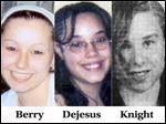  Undated photos of Amanda Berry, Gina Dejesus, and Michelle Knight, the Cleveland women who were held captive for more than a decade.