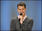  SAN FRANCISCO, CA- JUNE 12: Comedian Daniel Tosh performs on Comedy Central's âDaniel Tosh: Happy Thoughtsâ at the Yerba Buena Center for the Arts, June 12, 2010 in San Francisco, California. (Photo by Phil McCarten/PictureGroup).