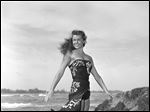  This May 1950 file publicity photo originally released by Metro-Goldwyn-Mayer shows Esther Williams on location for the film 'Pagan Love Song.'