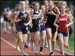  Northview's Janelle Noe competes took fourth in the 300 hurdles and set a personal record of 44.42.