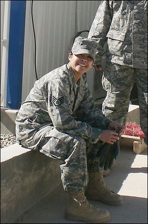 In 2010, Sylvia Geronimo-Costello, an Air Force aerospace medical technician, was at Camp Bastion in Afghanistan.