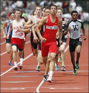 Eastwood's Tim Hoodlebrink took fourth in the 800-meter run.