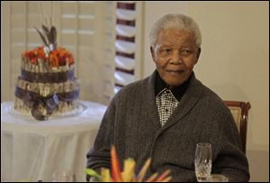 Former South African President Nelson Mandela was taken to a hospital Saturday to be treated for a recurrence of a lung infection.