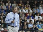  Ohio Gov. John Kasich speaks at Bowling Green State University today. 