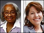  Theresa M. Gabriel, left, and Sandra Spang are running for council as independents.