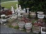  Stolen cemetery items at Jeffrey Huey's residence in Clyde. Police allege Mr. Huey stole dozens of items from area cemeteries, including items from the Oakland Cemetery in Sandusky.