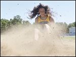  Whiteford junior Miranda Johnson won the Division 4 long jump title in Michigan for a second straight season. She also won the state title in the 200-meter dash and finished runner-up in the 100.