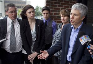 Jennifer Levi is the attorney for transgender student Nicole Maines, second from left.