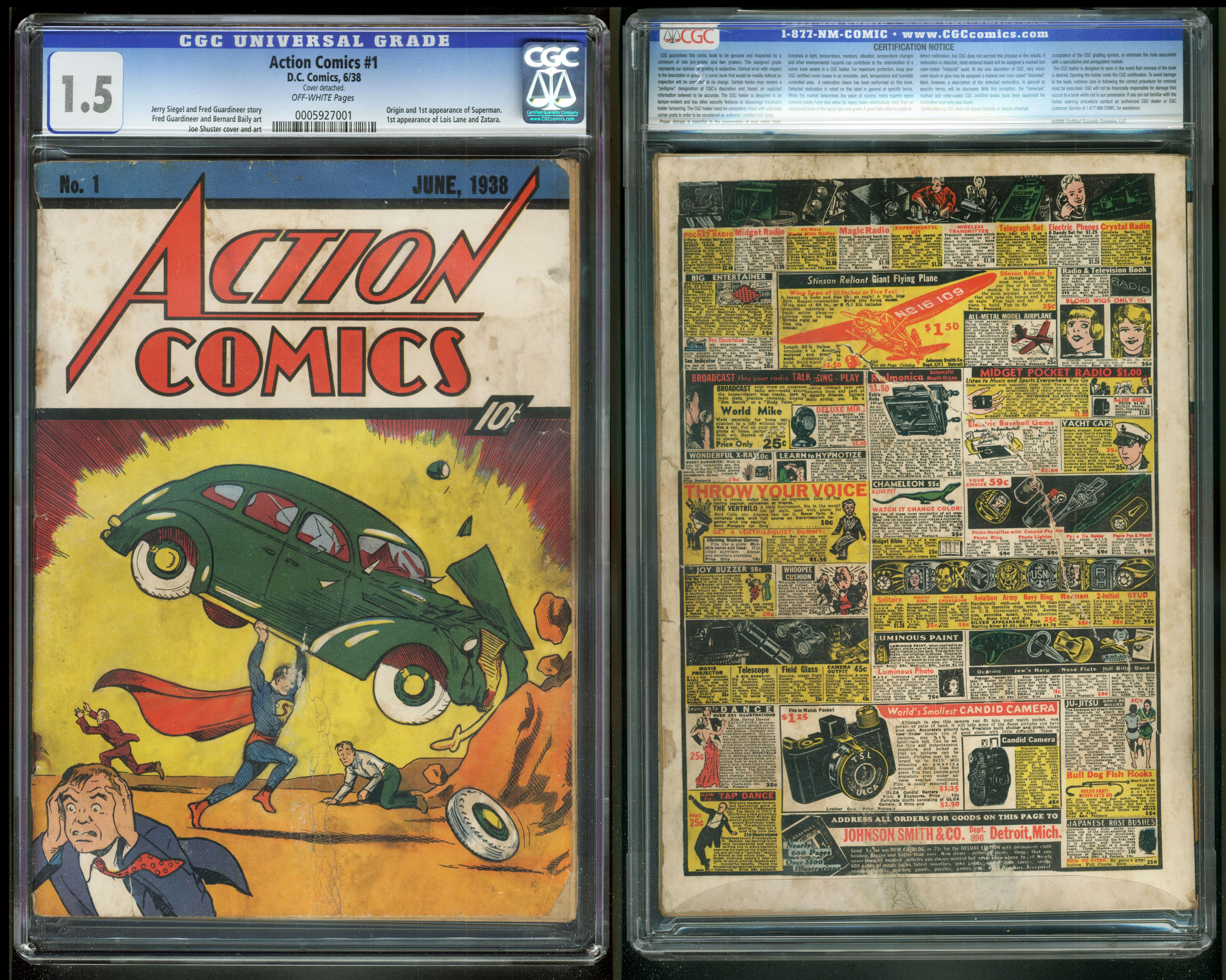 Rare Superman comic book sells for $175,000 - The Blade