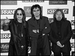  Ozzy Osbourne, Tony Iommi, and Geezer Butler of Black Sabbath attend the Kerrang! Awards in June, 2012 in London, England.