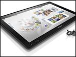  Lenovo’s new Horizon has a 27-inch touch screen and can be used upright or as a tabletop entertainment hub. 