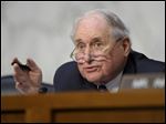  Senate Armed Services Committee Chairman Sen. Carl Levin, D., Mich., wanted tougher penalties in the defense bill for sexual assaults in the military.