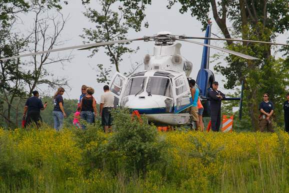 Rally-goers-get-a-tour-of-a-Life-Flight-helicopter-during-the-second