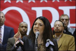 Lucas County Auditor Anita Lopez, a Toledo mayoral candidate, says she relies on the 17-question list so she can be ready. She says, ‘Nothing comes out that is not based on my thought and input.’