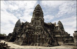 Cambodia's famed Angkor Wat temples complex stands in Siem Reap province, some 143 miles northwest Phnom Penh, Cambodia.