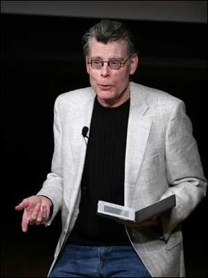 Author Stephen King reads from his latest book 