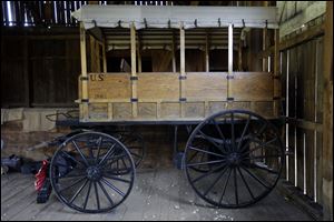 Shown is a replica of a Rucker ambulance at the Pry House Field Hospital Museum  in Keedysville, Md. The house is located on the Antietam Battlefield, which served both as  Union General George McClellan's and Union Army Maj. Dr. Jonathan Letterman's headquarters during the battle.