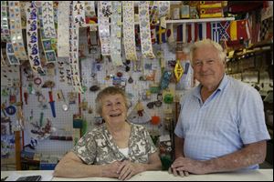 Elaine Smith, 79, and husband Willis, 81, say the best part of their business has been the customers. They have supplied hand-made games and amusements for schools, churches, and carnivals. 