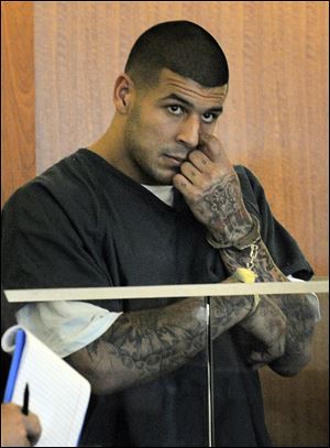 Former New England Patriots football player Aaron Hernandez  was charged with murdering Odin Lloyd, a 27-year-old semi-pro football player.