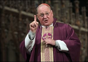 The Archdiocese of Milwaukee released thousands of pages of documents related to clergy sex abuse which church officials say include the depositions of New York Cardinal Timothy Dolan, seen here in February, 2012, the former archbishop of Milwaukee.