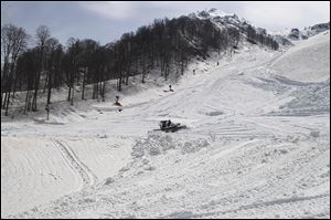 The Rosa Khutor Alpine resort in southwestern Russia will host the skiing competition at February's Winter Olympics. It is located in the Caucasus region, which has been rocked by a war by separatists.