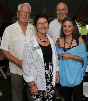 From left, Carl and Karen Fraker, and Bob and Karen Lucas during the Crosby Festival Preview gala.