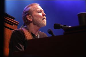 Rock legend Gregg Allman of the Allman Brothers Band.