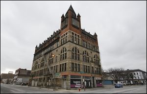 Pythian Castle at the corner of Jefferson Street and Ontario Street has been acquired by the Lucas County Land Bank.