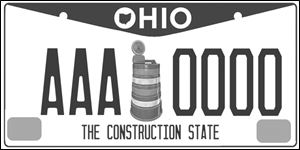 Don Ostapowicz of Akron thinks this Ohio license plate design would put all others over a barrel.