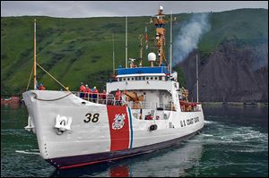 The crew of the Coast Guard cutter Storis will celebrate their ship's 63 years of service on Sept. 30. The Storis was built by the Toledo Shipbuilding Company. It was commissioned in 1942. 