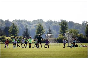 The Oregon South Recreation Complex draws some 1,000 people on busy Saturdays during soccer season and the lack of indoor restrooms and use of portable toilets have led to many complaints.