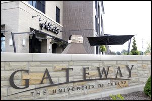 Gradkowski's is one of the  main tenants at Gateway near the University of Toledo. The $12 million Gateway aims to be a hub of activity for the university's students and a draw for the community as well.