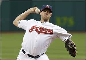 Indians starting pitcher Zach McAllister allowed two runs on five hits in seven innings.