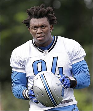 Defensive end Ezekiel Ansah of Brigham Young was drafted by the Lions with the fifth pick. Ansah, who grew up in Ghana, played football for the first time in 2010.