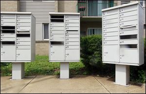 Mailboxes at the Greenbelt Place are not usable. Residents have voiced complaints about lax security.