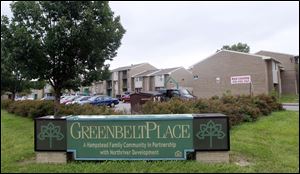 Mayor Mike Bell has voiced frustration about the Greenbelt Place apartments and urged action by U.S. Sen. Sherrod Brown.