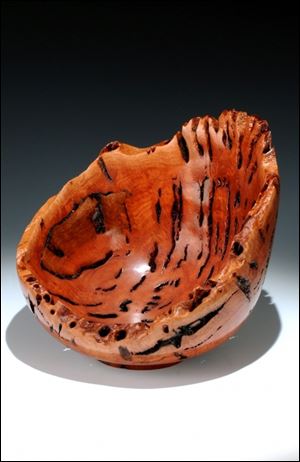 A wood bowl by Richard Ruehle of Findlay. More of his work will be on view at Levis Commons Aug. 17-18.