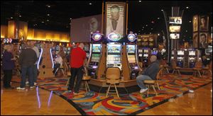 Interior of the Hollywood Casino in Toledo..