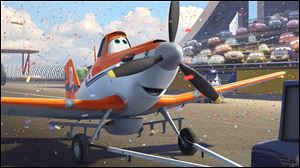 This publicity image released by  Disney Enterprises, Inc. shows Dusty, voiced by Dane Cook, in a scene from the animated film, 