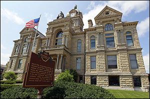 Akron architects Frank Weary and George Washington Kramer designed the 1888 Hancock County Courthouse.