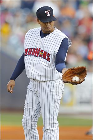 Jair Jurrjens gave up four runs in the first two innings of the Mud Hens' loss Friday night.